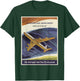 Vintage poster - Astrojet Retro T-Shirt - T-Shirt | Forest