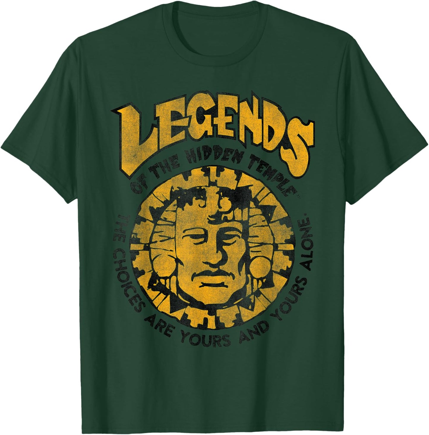 Nickelodeon Legends of The Hidden Temple Olmec T-Shirt - T-Shirt | Forest