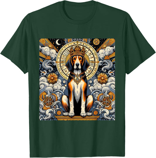 Treeing Walker Coonhound tarot card T-Shirt - T-Shirt | Forest