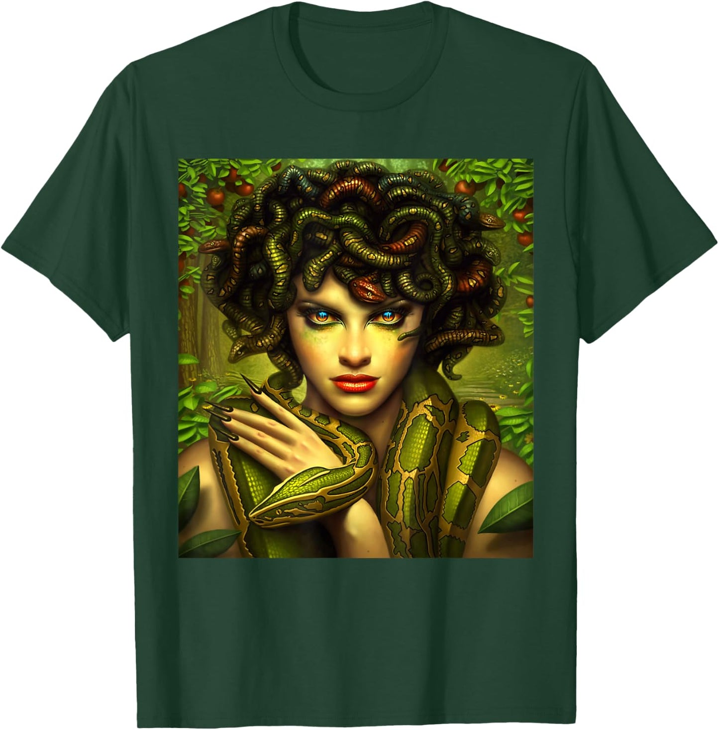 Art and Rock Medusa Party and Gift unissex Medusa T-Shirt - T-Shirt | Forest