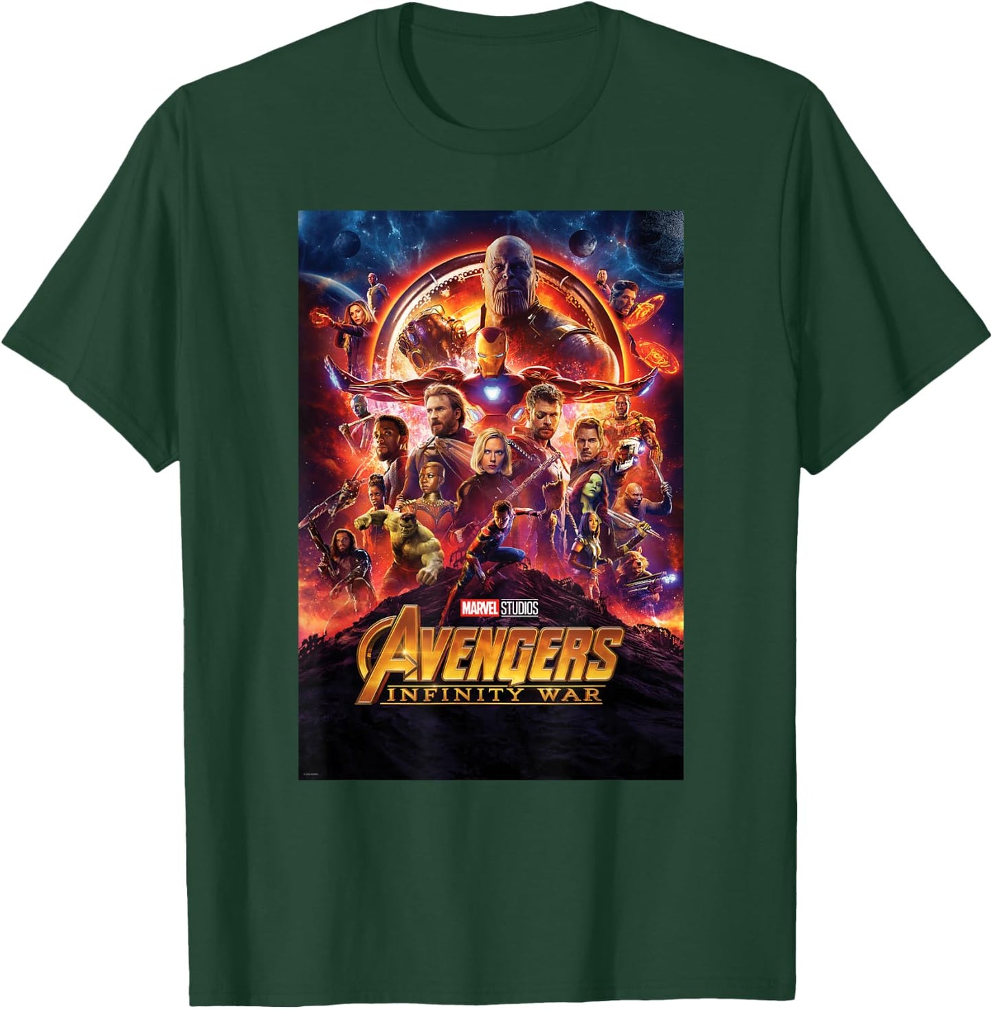 Marvel Avengers Infinity War Poster Graphic T-Shirt - T-Shirt | Forest