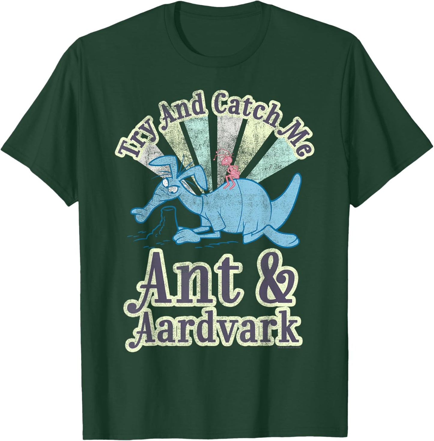 Pink Panther Ant And Aardvark Try And Catch Me T-Shirt - T-Shirt | Forest
