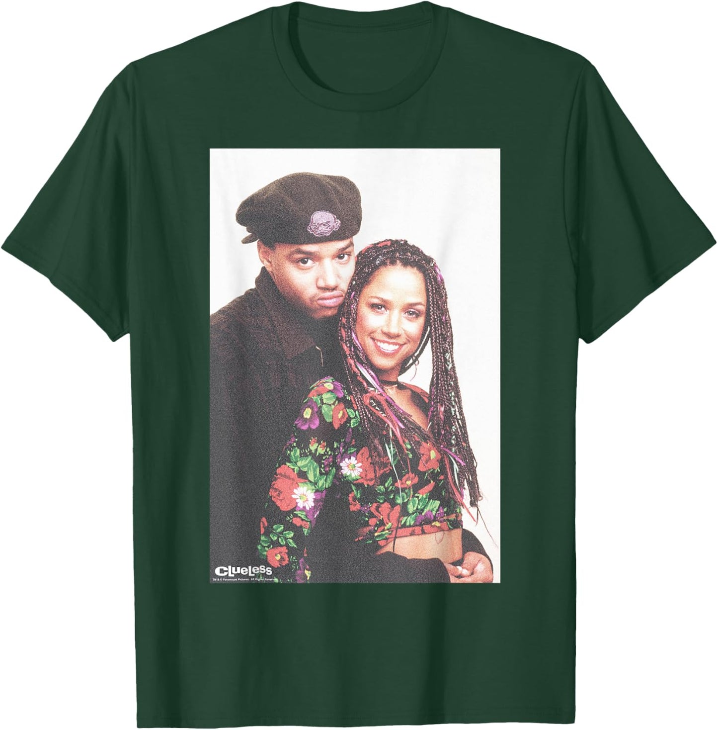 Clueless Dionne & Murray 90's Couple Poster Graphic T-Shirt - T-Shirt | Forest