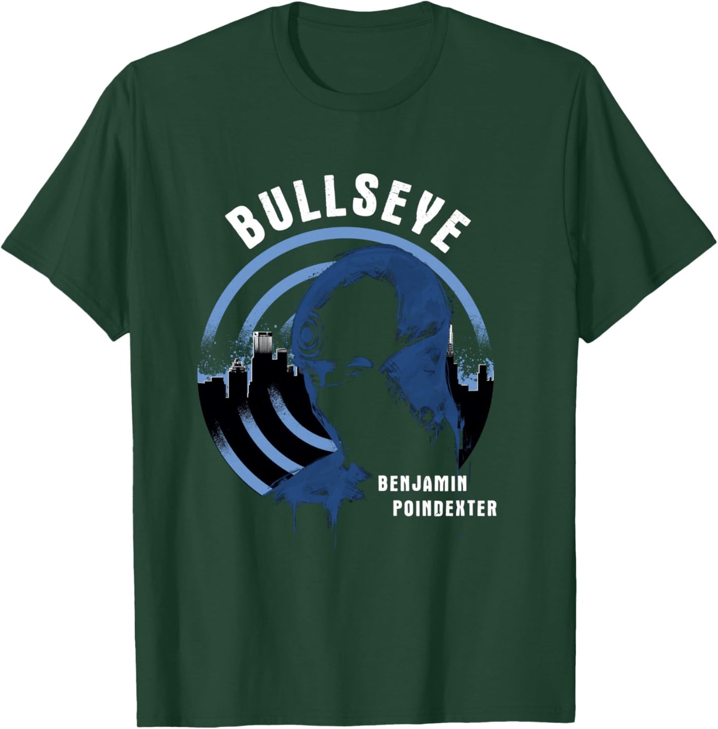 Marvel Daredevil: Born Again Bullseye Blue Distressed T-Shirt - T-Shirt | Forest