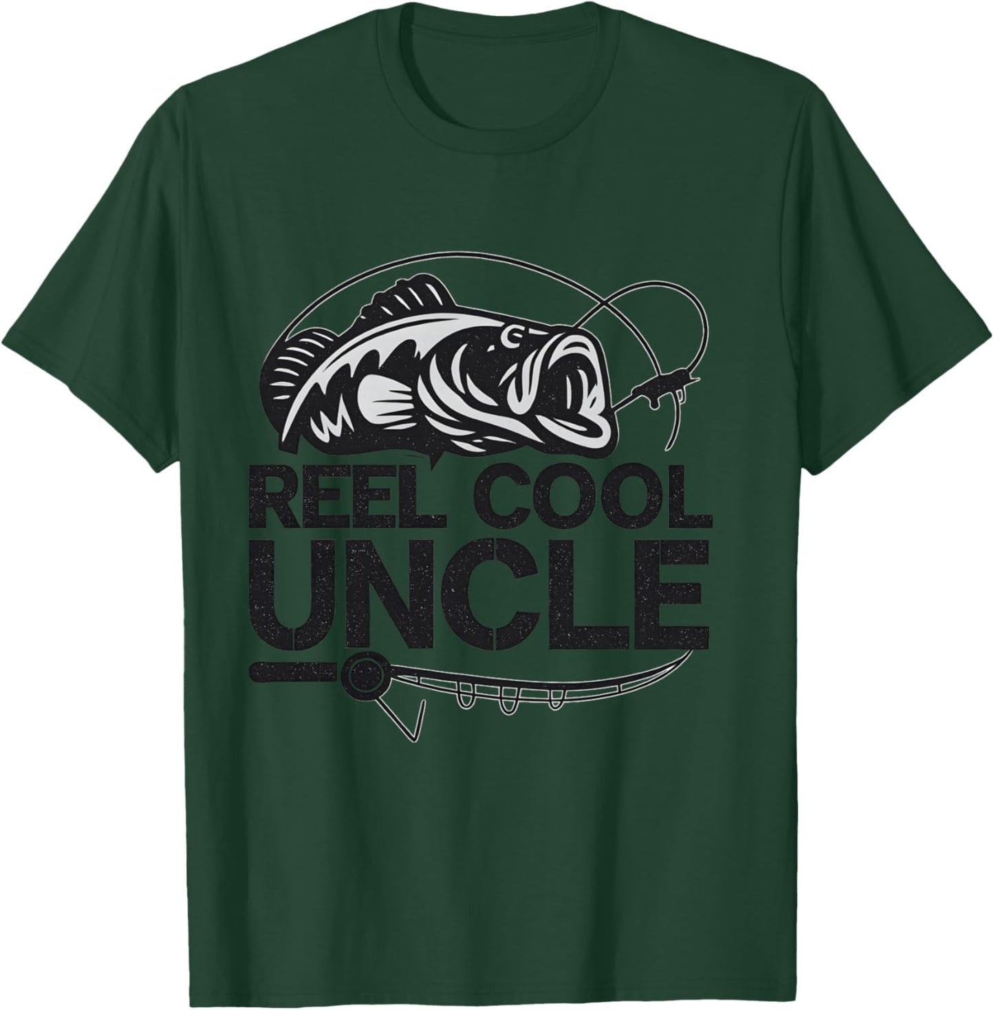 Reel Cool Uncle T-Shirt - T-Shirt | Forest