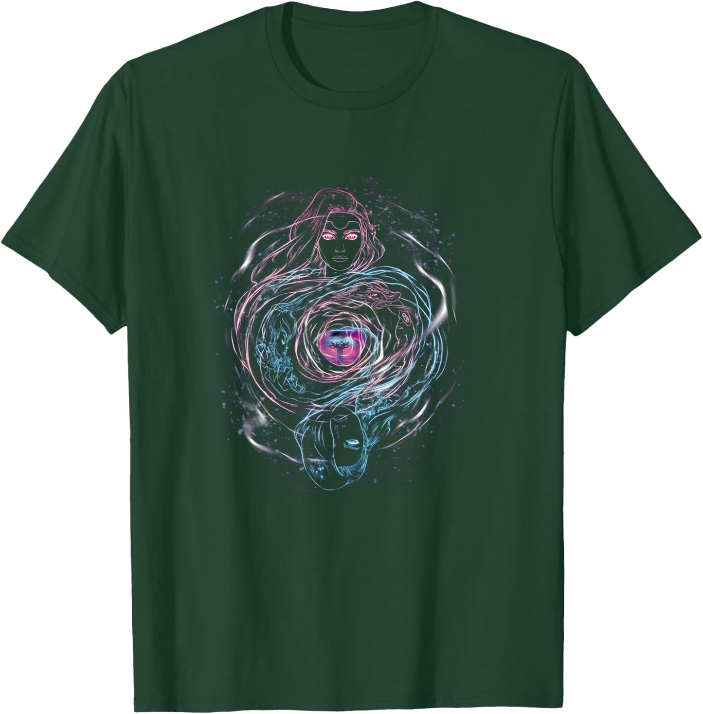 Marvel X-Men Jean Grey & Emma Frost Mind Meld T-Shirt - T-Shirt | Forest