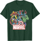 Marvel Avengers Team Retro Comic Vintage T-Shirt - T-Shirt | Forest