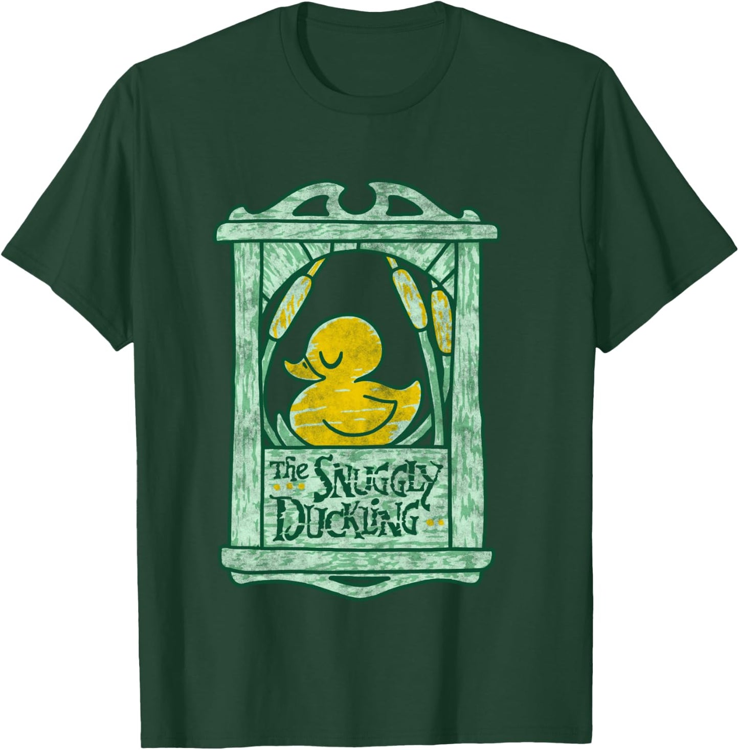 Disney Tangled The Snuggly Duckling Vintage Sign T-Shirt - T-Shirt | Forest