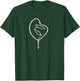 The Holy Rosary Virgin Mary Catholics. Heart T-Shirt - T-Shirt | Forest
