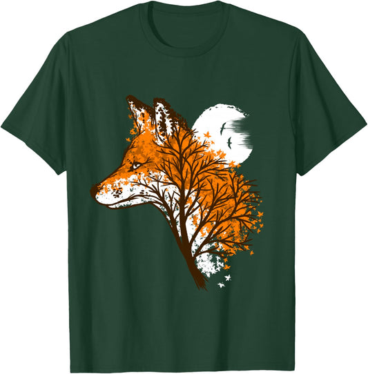 Tree Fox - beautiful animal shirt T-Shirt - T-Shirt | Forest