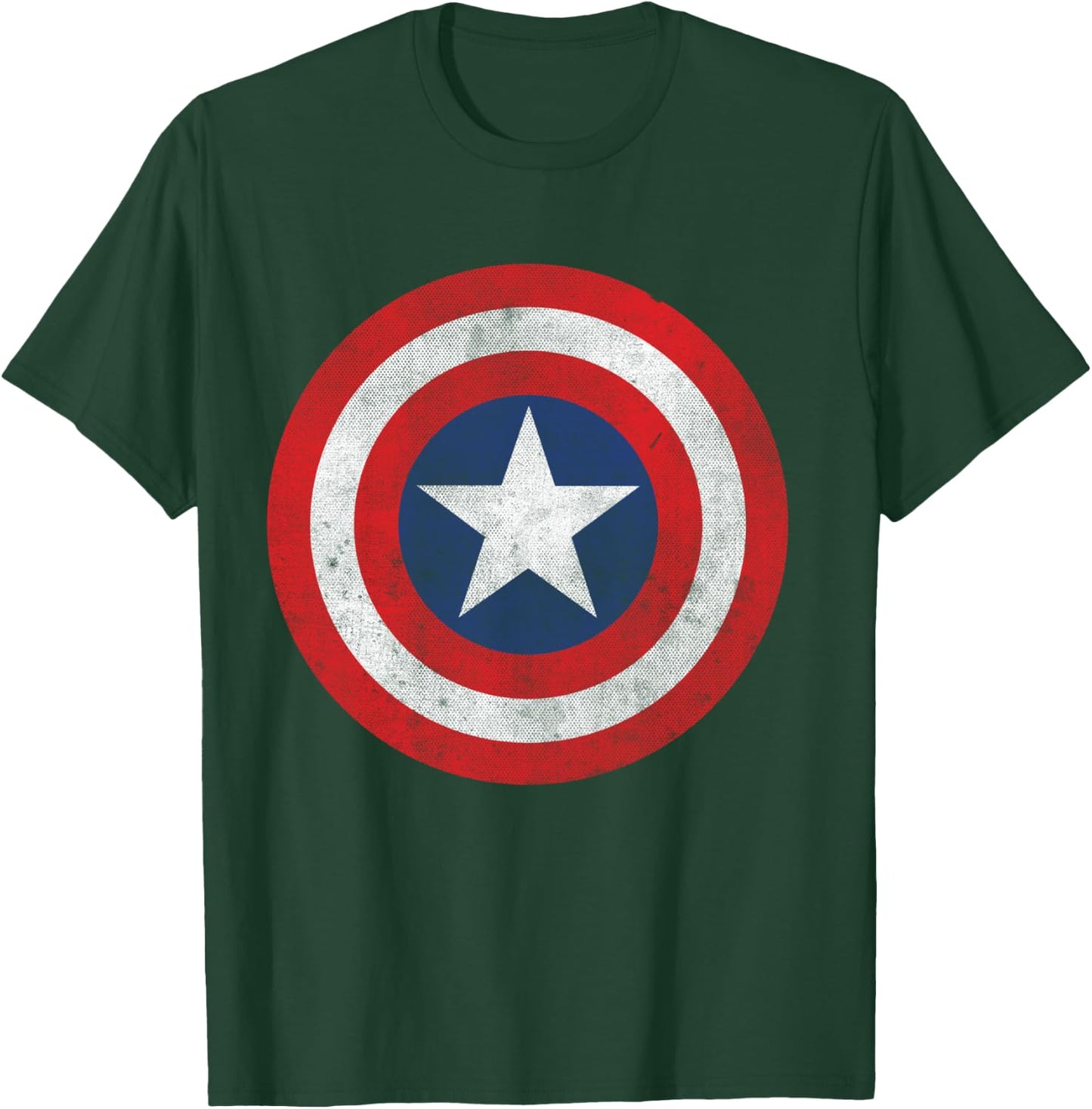 Marvel Captain America Classic Shield T-Shirt - T-Shirt | Forest