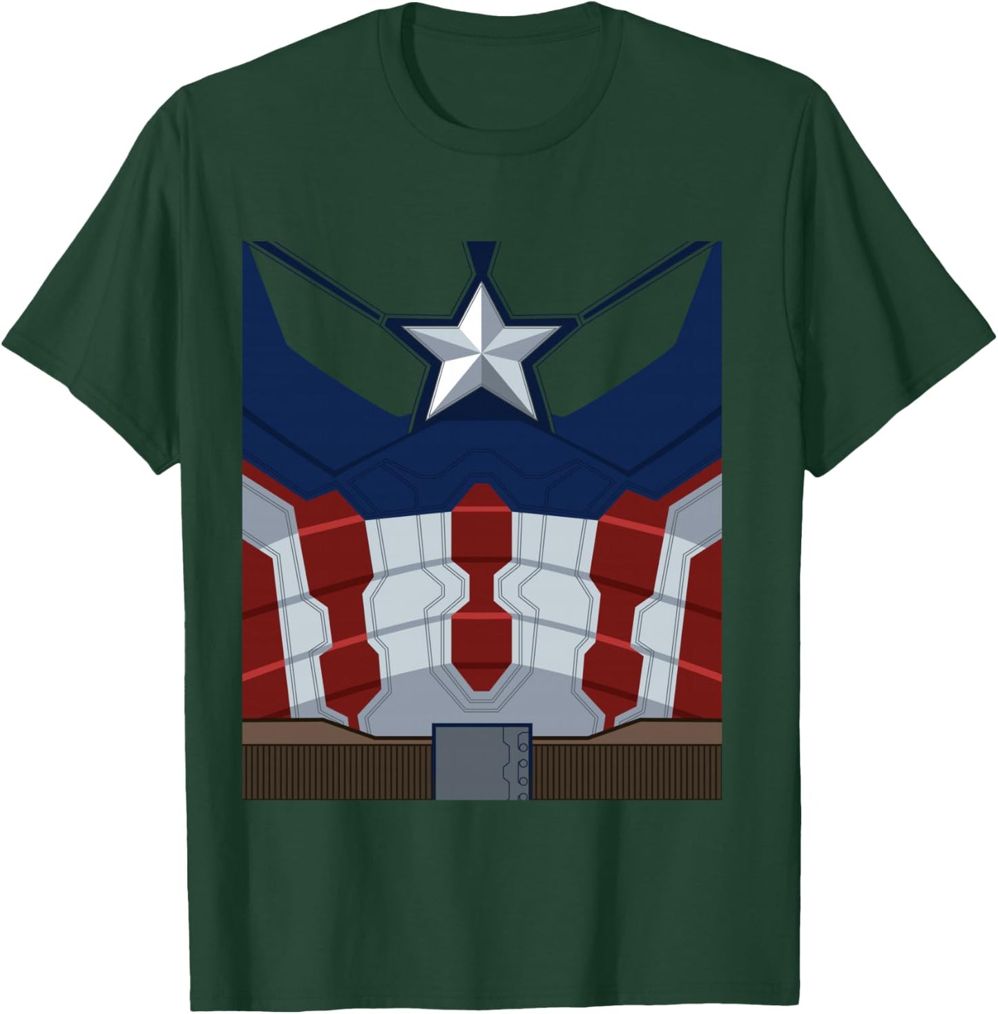 Marvel Captain America Costume T-Shirt - T-Shirt | Forest