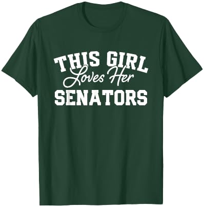 Senators Dover This Girl Loves Her HS T-Shirt - T-Shirt | Forest