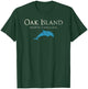 Vintage Oak Island NC Dolphin T Shirt T-Shirt - T-Shirt | Forest
