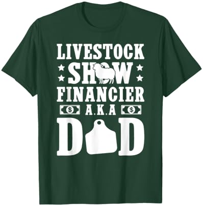 Sheep Show Dad Funny Sheep Show Father T-Shirt - T-Shirt | Forest