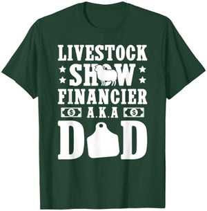 Sheep Show Dad Funny Sheep Show Father T-Shirt - T-Shirt | Forest
