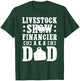 Sheep Show Dad Funny Sheep Show Father T-Shirt - T-Shirt | Forest