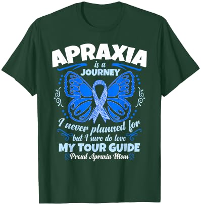 Apraxia Awareness T Shirt - Proud Apraxia Mom T-Shirt - T-Shirt | Forest