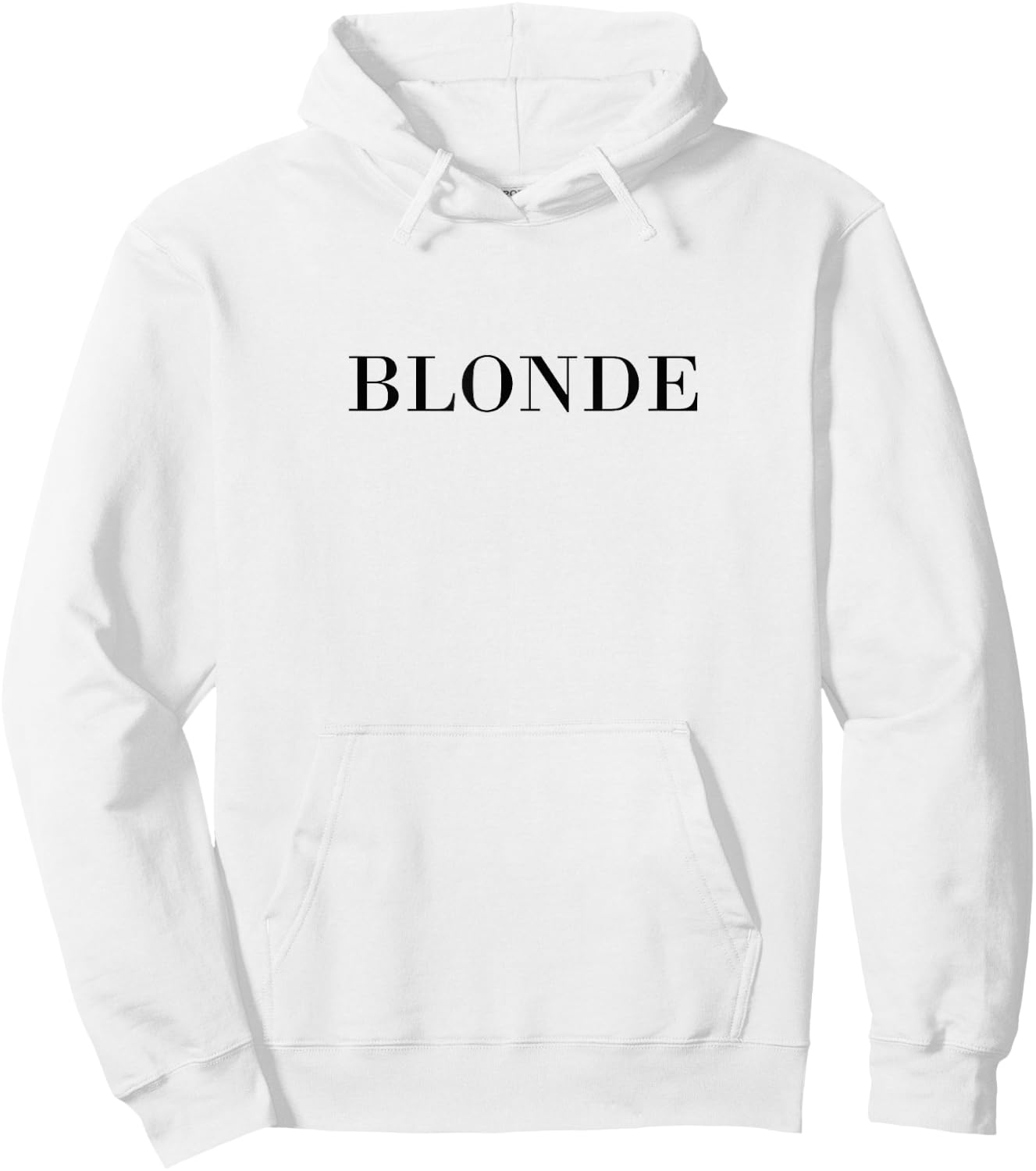 Blonde Cute T Shirt Hoodie - Hoodie | White
