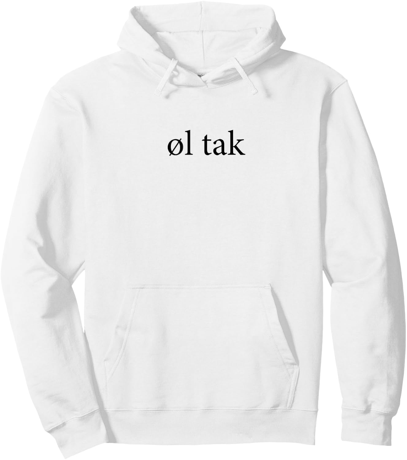 Ol Tak Beer Please Language Danish Dansk Vacation Trip Hoodie - Hoodie | White