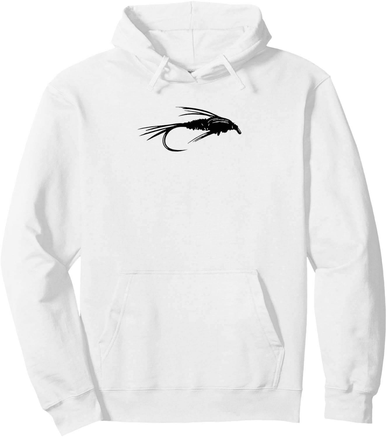 Pheasant Tail Nymph Emerger Fly Fishing Fly Gift Hoodie - Hoodie | White