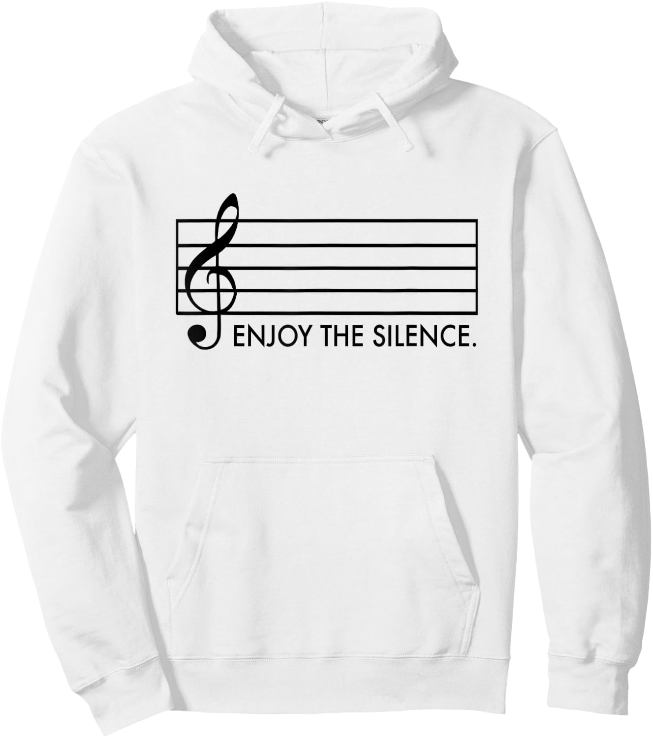 Enjoy the Silence Shirt Hoodie - Hoodie | White