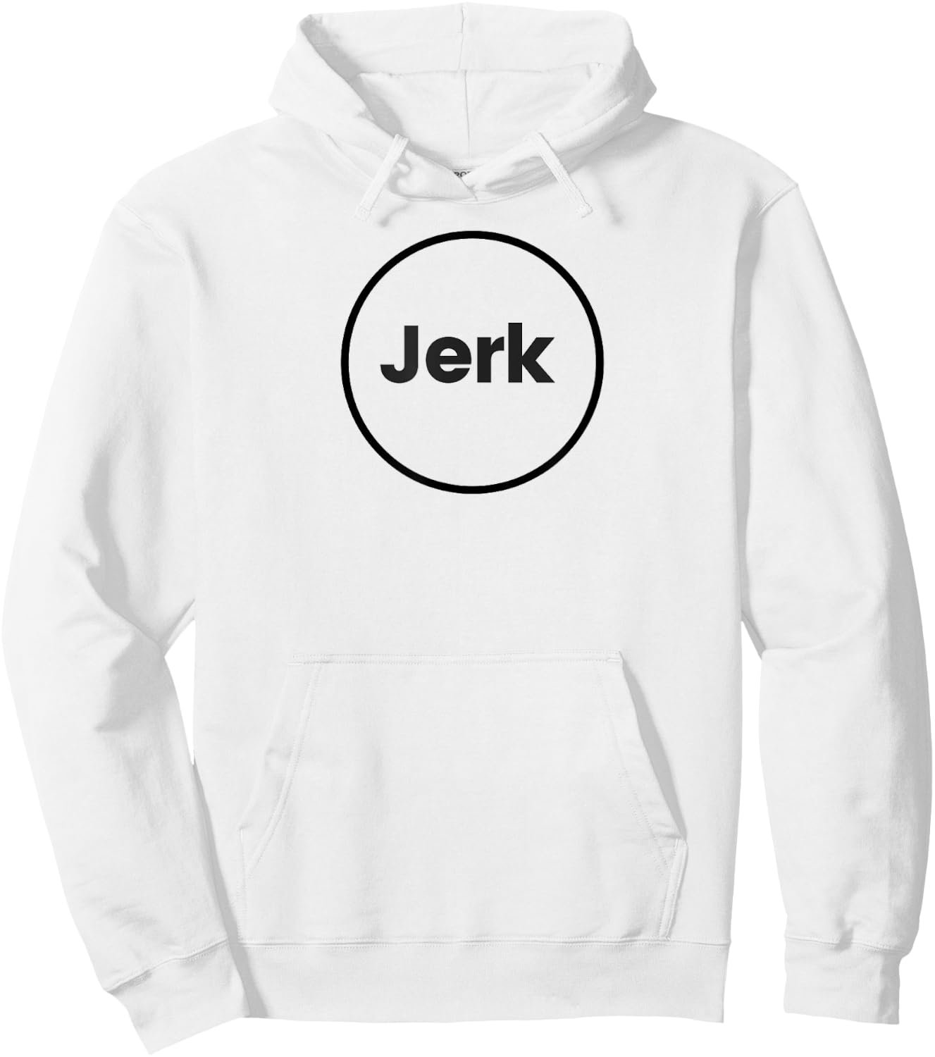 Circle Jerk Funny Hoodie - Hoodie | White