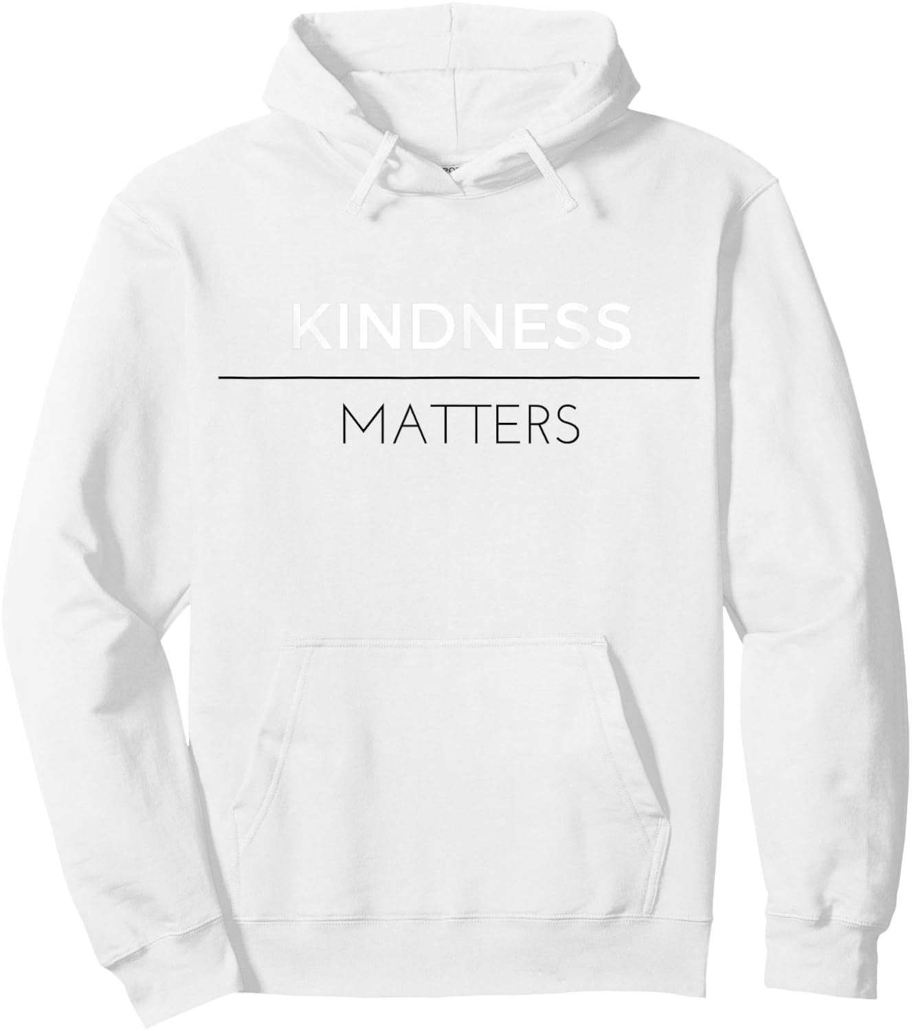Kindness matters positive message Hoodie - Hoodie | White