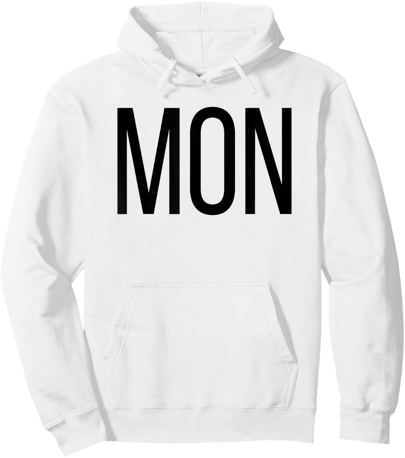 Monday Days of the Week , Costume, Shark Set Hoodie - Hoodie | White