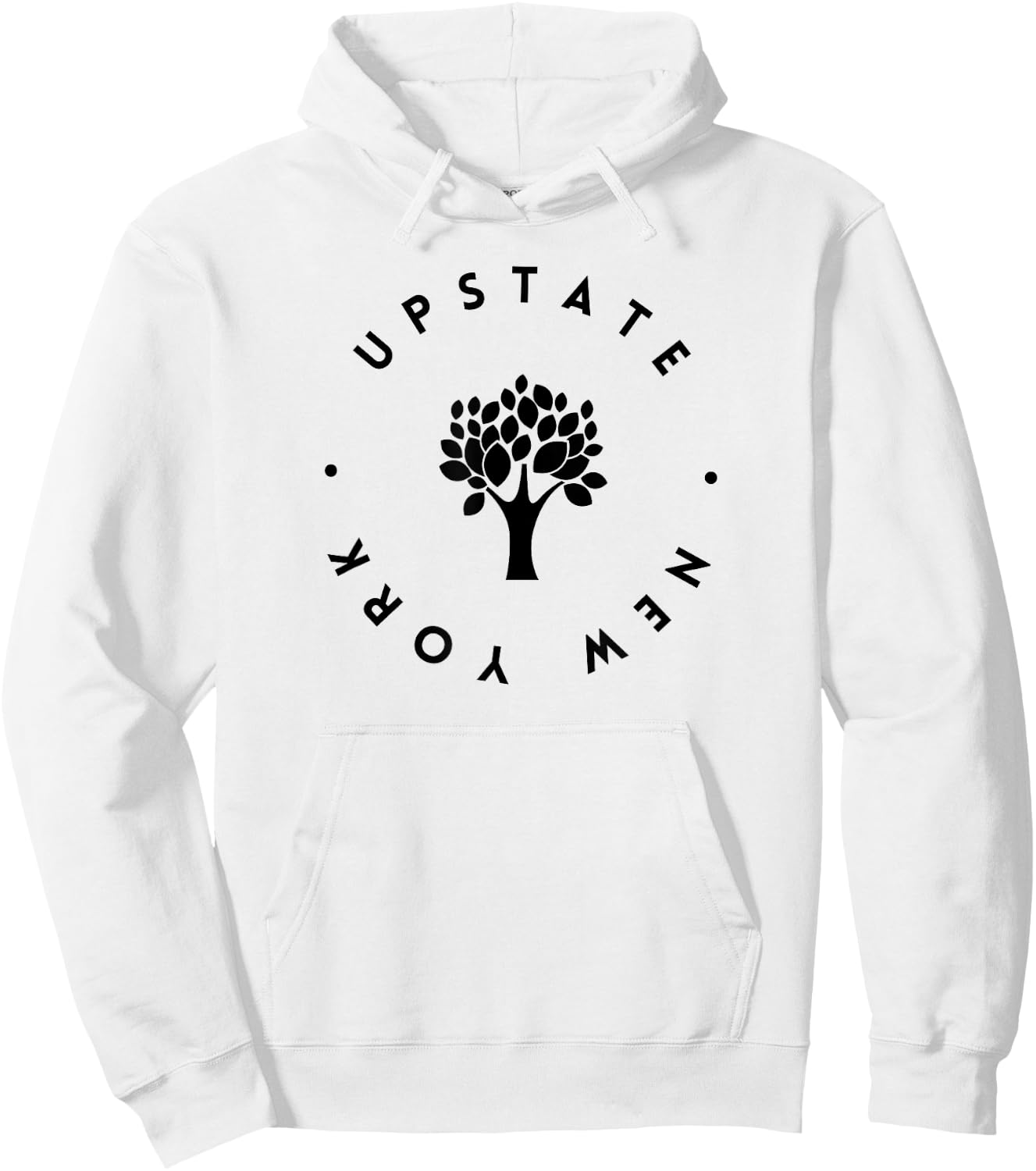 Upstate New York Tree, I love Upstate NY Design Hoodie - Hoodie | White