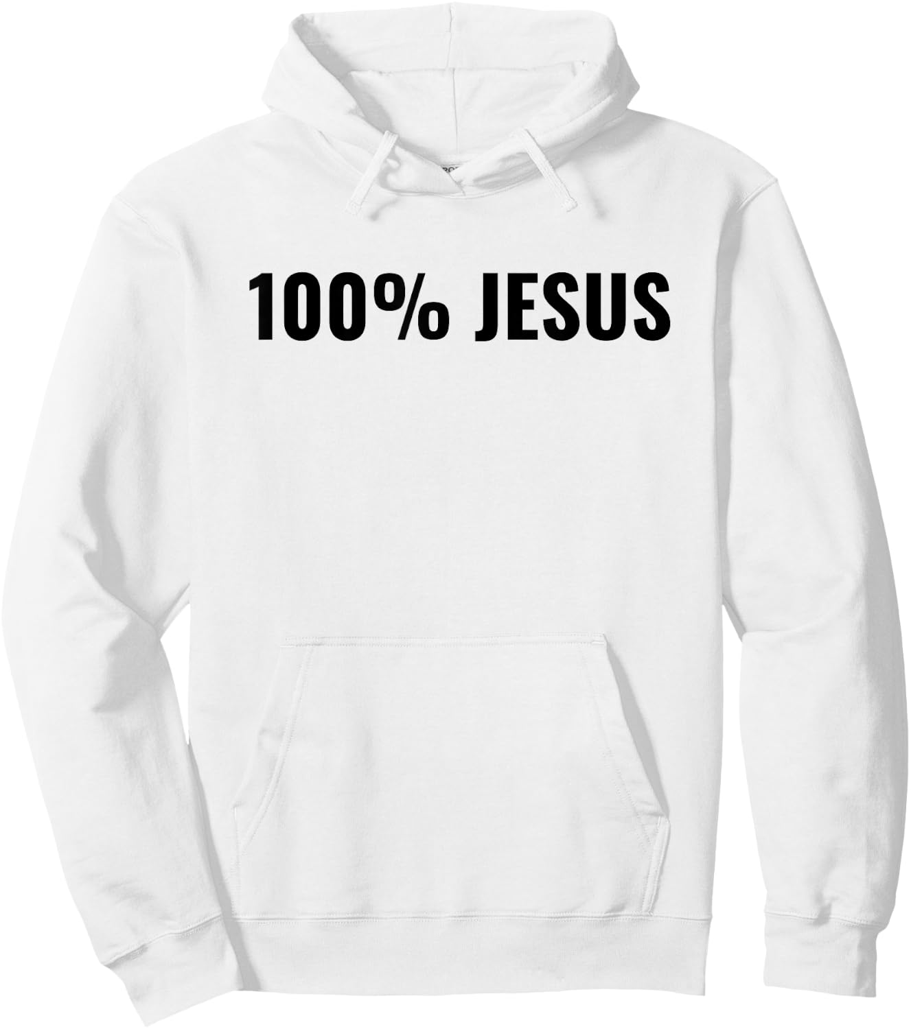 100% Jesus Hoodie - Hoodie | White