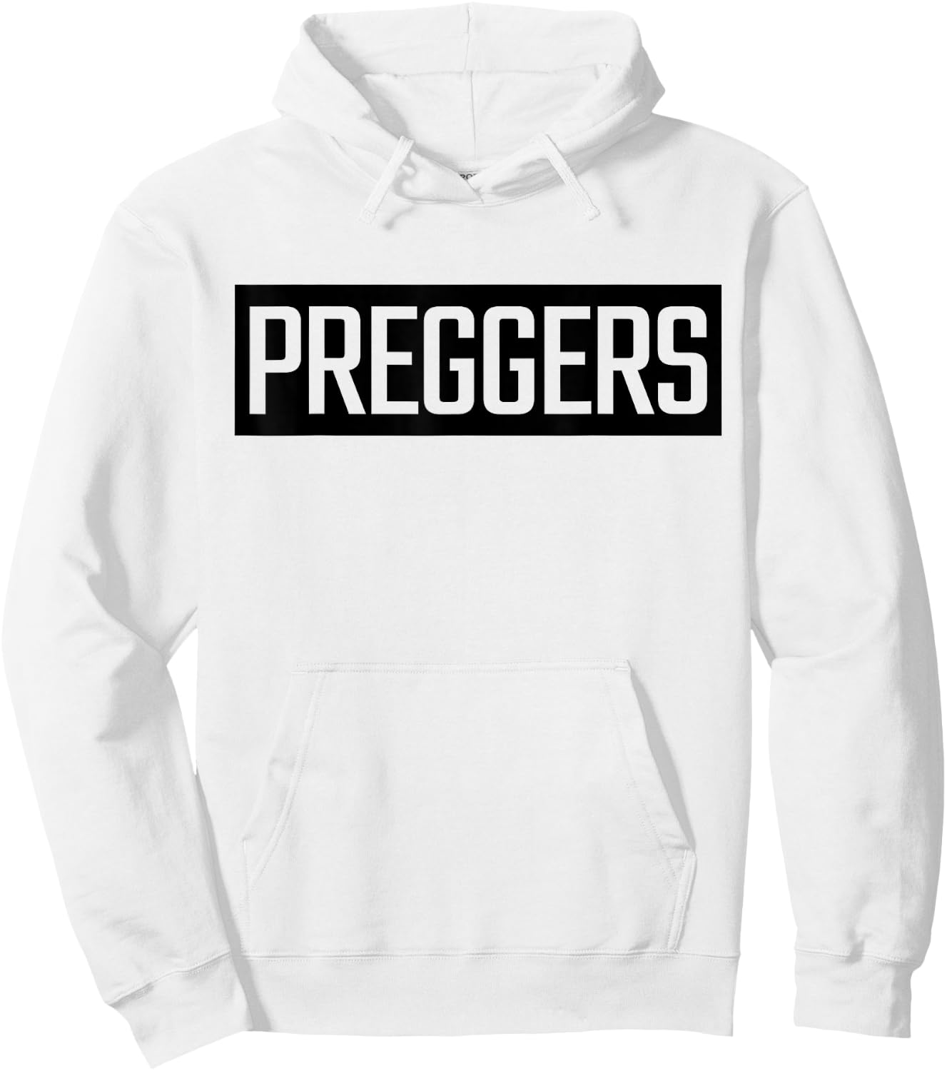 Preggers Hoodie - Hoodie | White