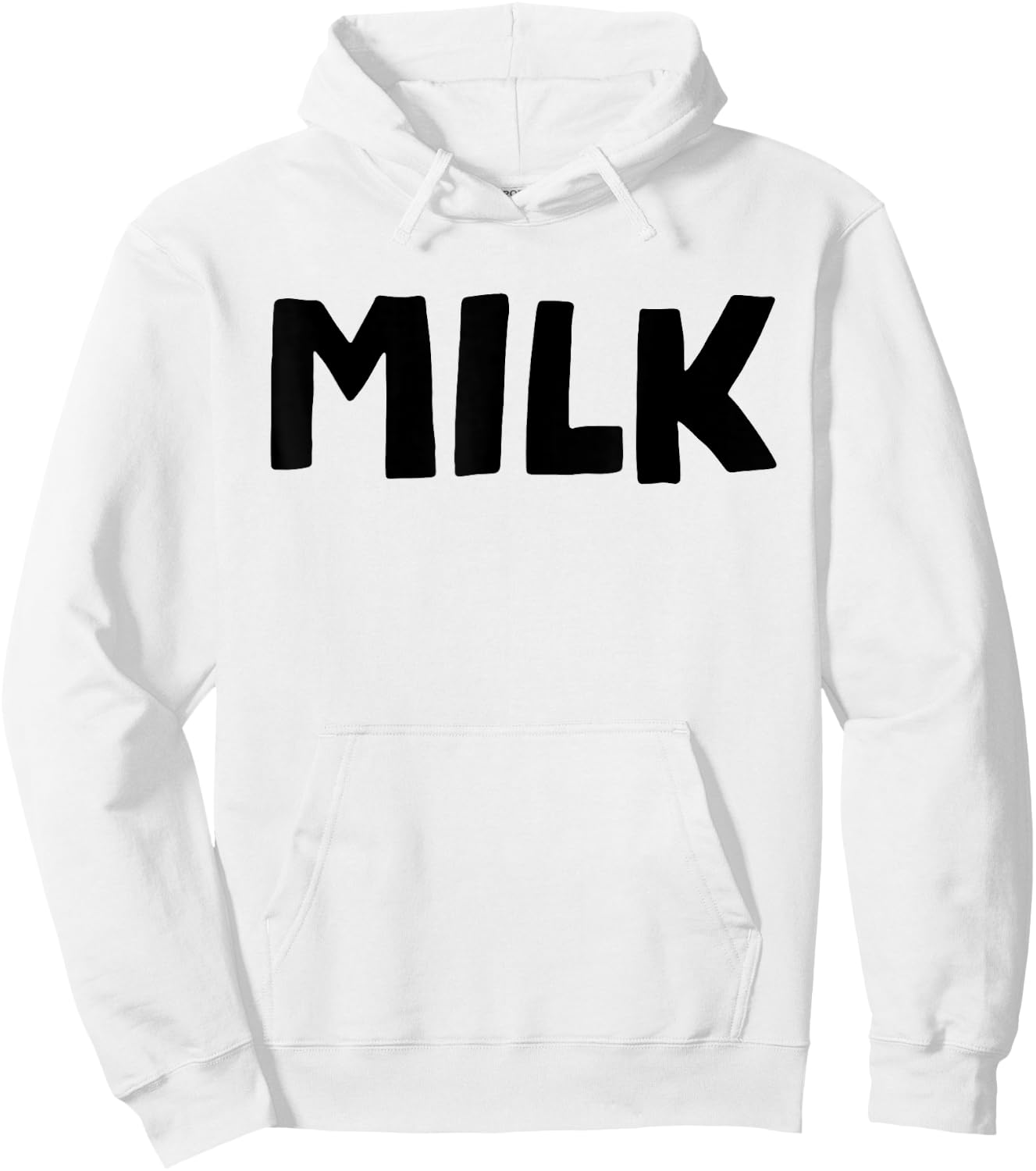 MILK and Cookies Couples Matching Halloween Easy Costume Hoodie - Hoodie | White