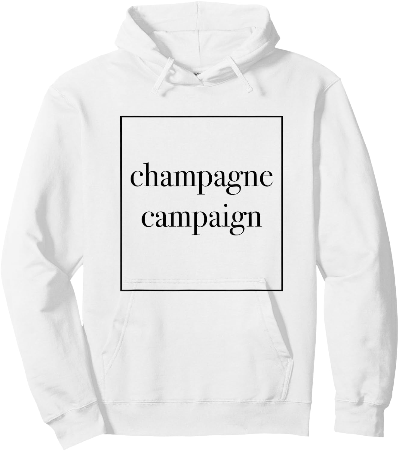 Champagne Campaign Bachelorette Bridal Party Hoodie - Hoodie | White