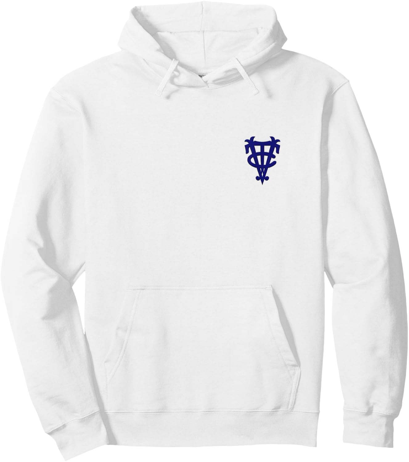 Vedado Tennis Club - blue letters Hoodie - Hoodie | White