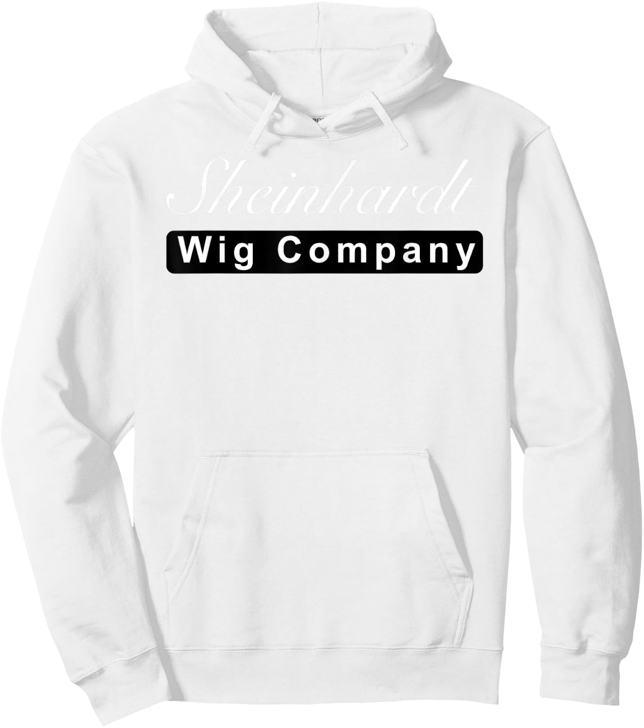 Sheinhardt Wig Company Logo Shirt Hoodie - Hoodie | White