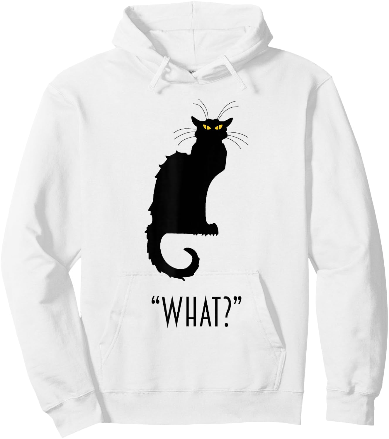 Funny What Cat Chat Noir Hoodie - Hoodie | White