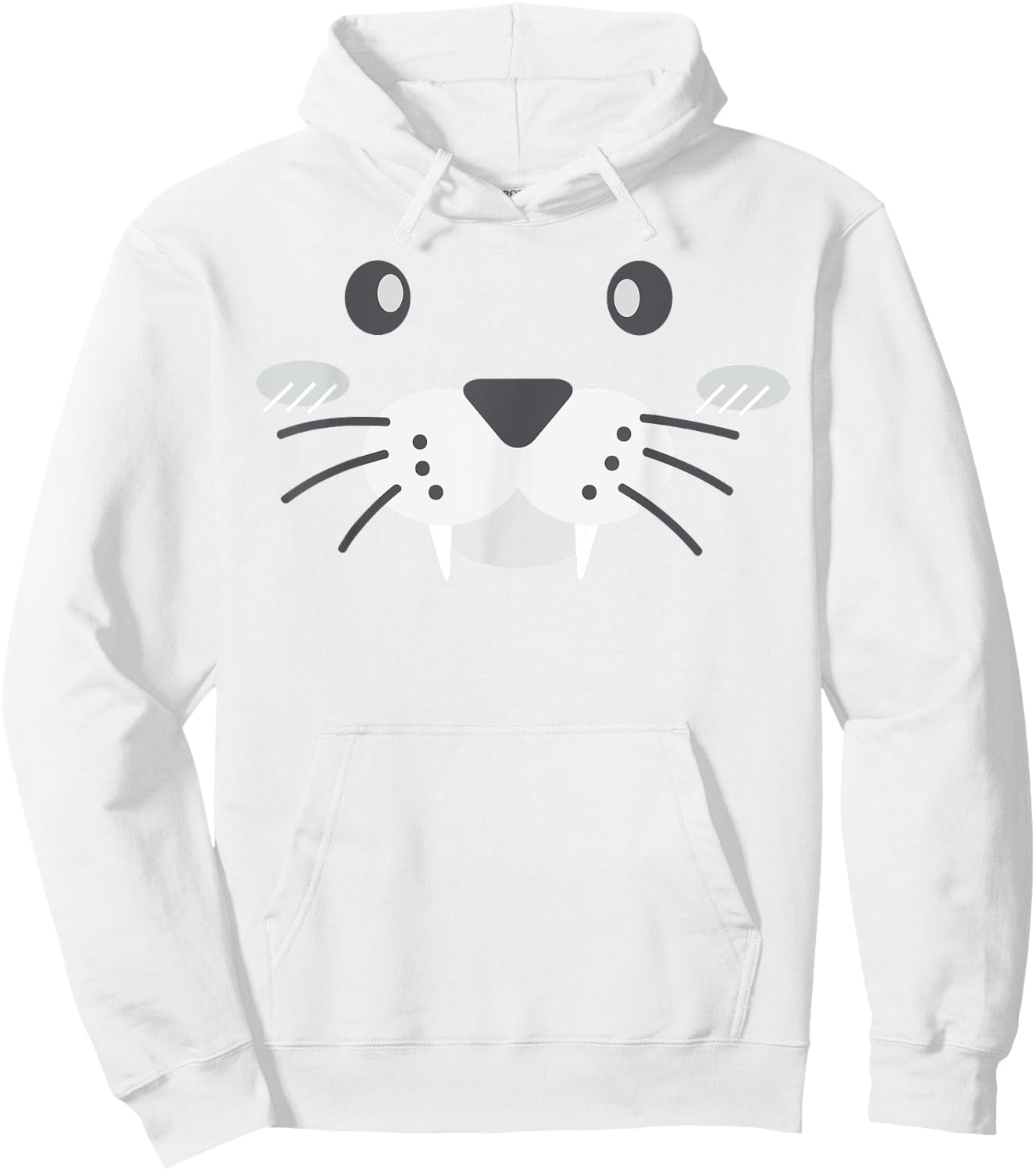 Cute Seal, Sea Lion Animal Costume - Funny Halloween Hoodie - Hoodie | White