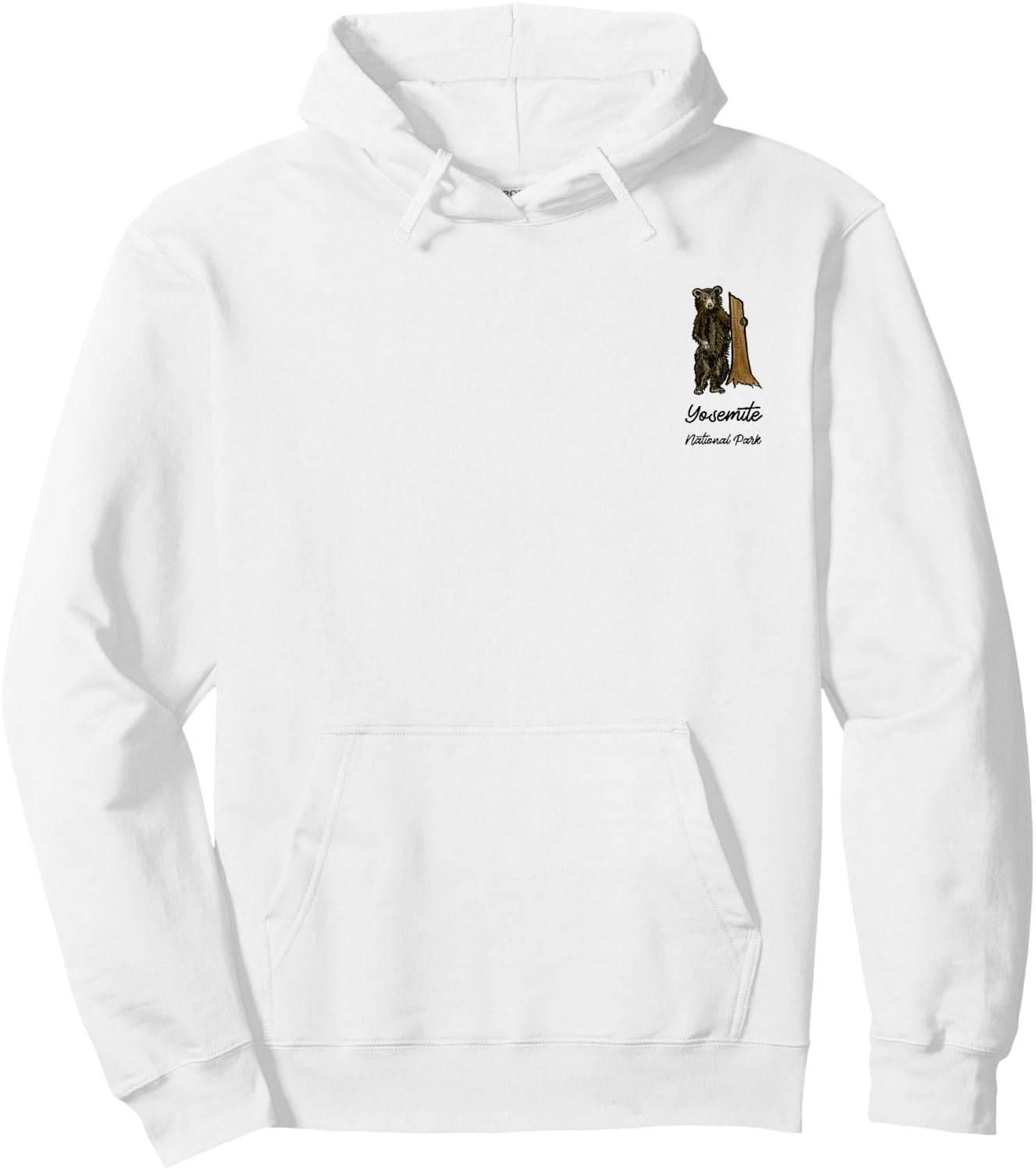 Yosemite National Park Mariposa Grove Grizzly Giant Hoodie - Hoodie | White