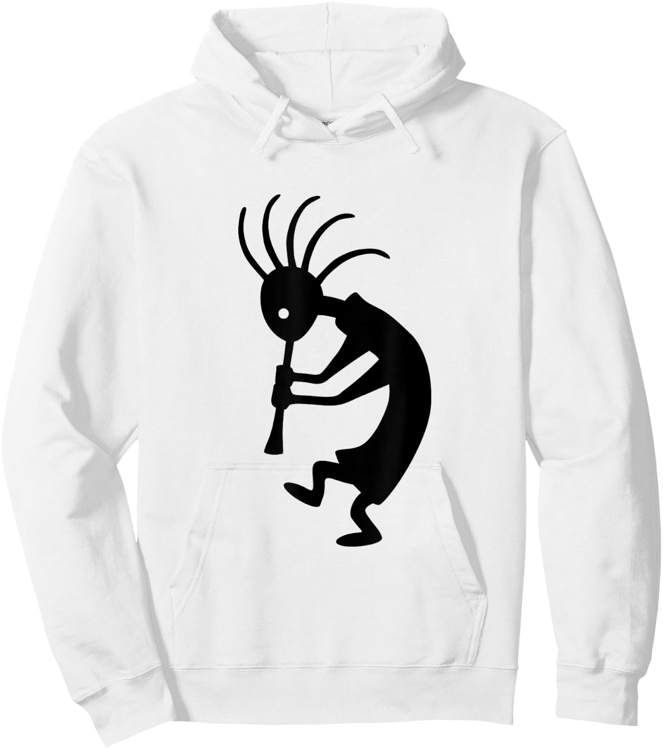 Kokopelli American Southwest Ethno Hoodie - Hoodie | White