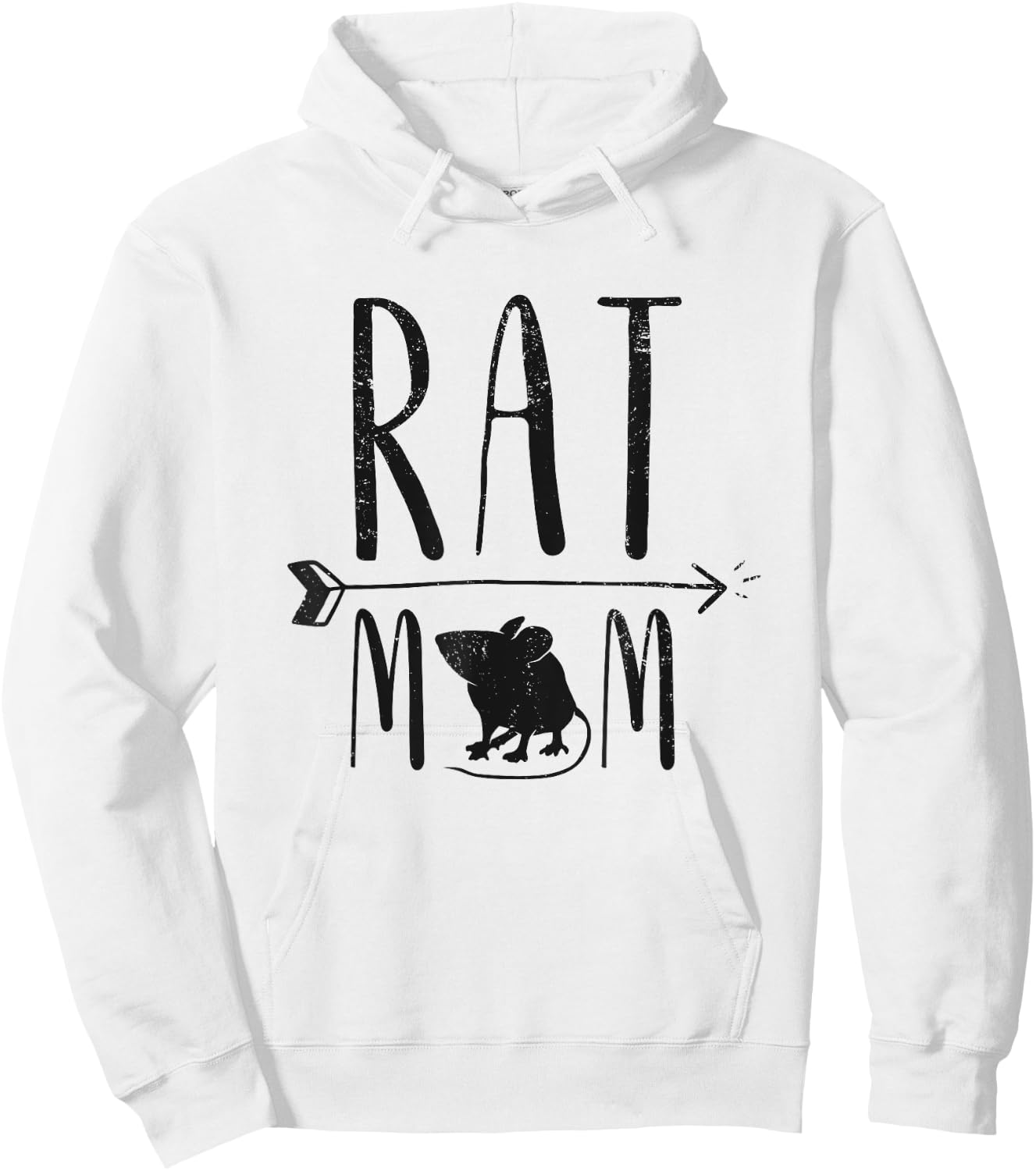 Rat Mom - Funny Retro Pet Mouse Rat or Rodent Gift Hoodie - Hoodie | White