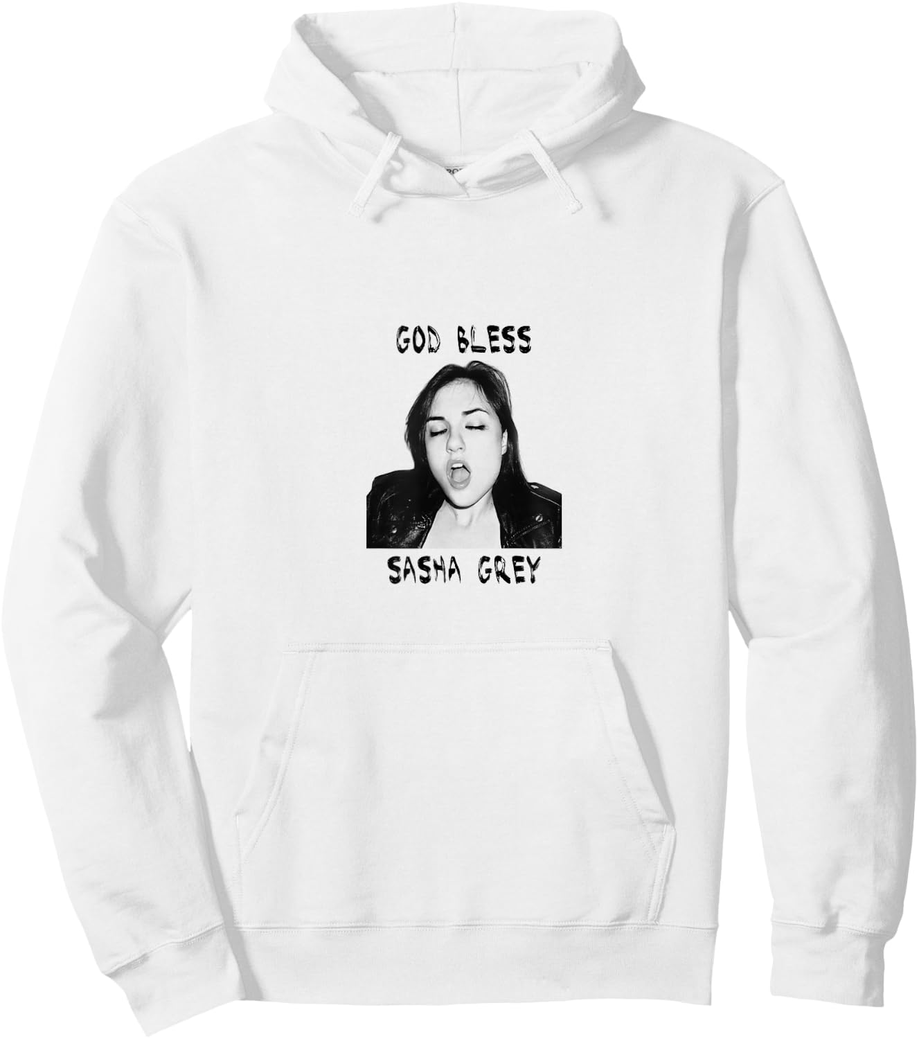 God Bless Sasha Grey ( ) Hoodie - Hoodie | White