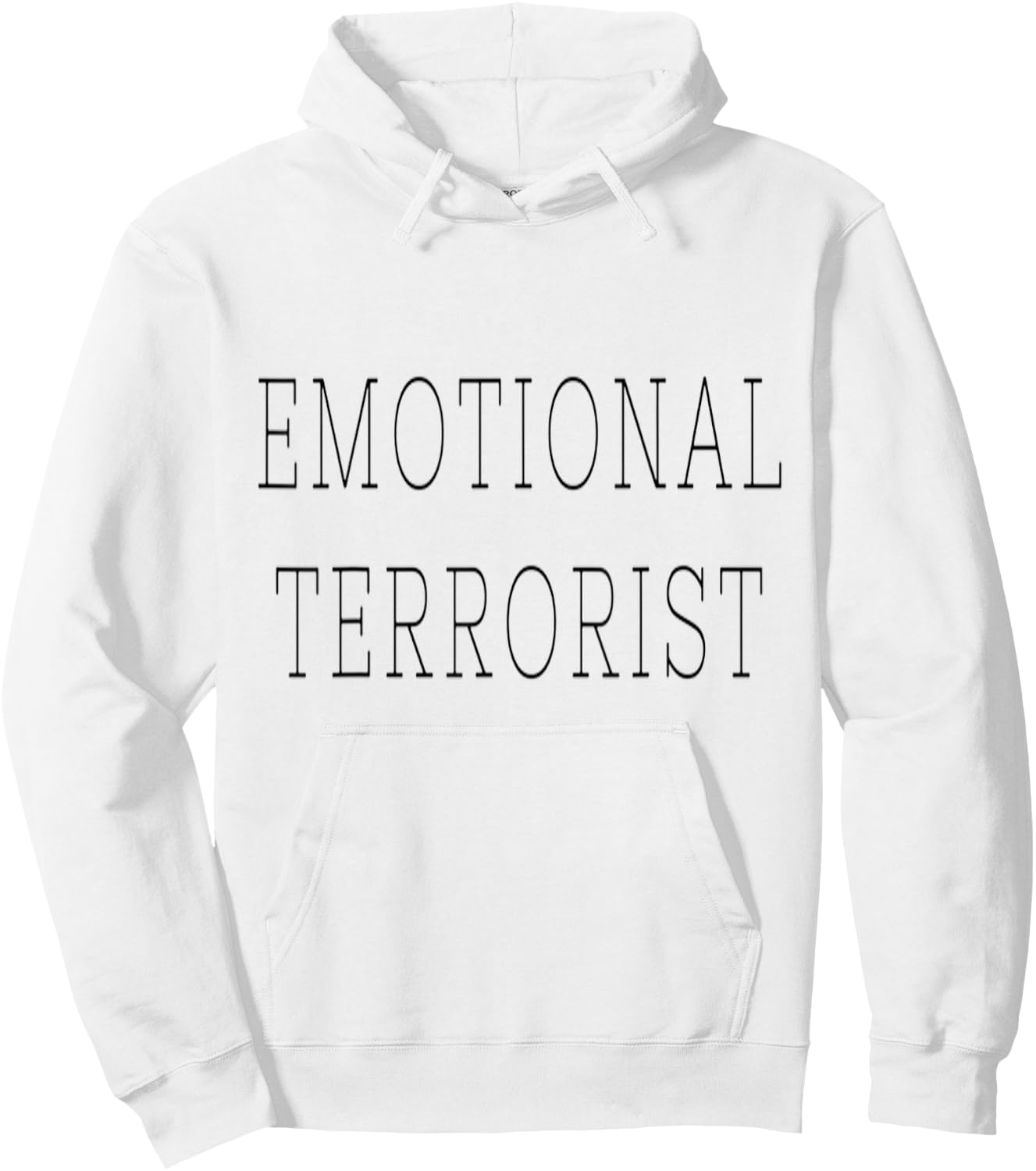 Emotional Terrorist Hoodie - Hoodie | White
