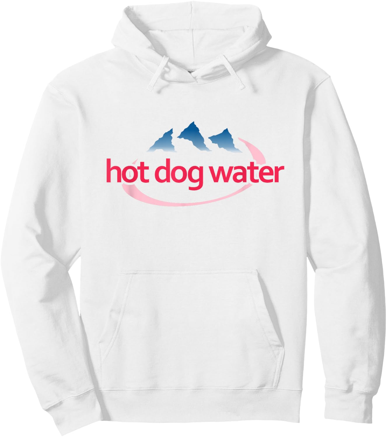 Hot Dog Water - Meme Funny Bottled Water Hoodie - Hoodie | White