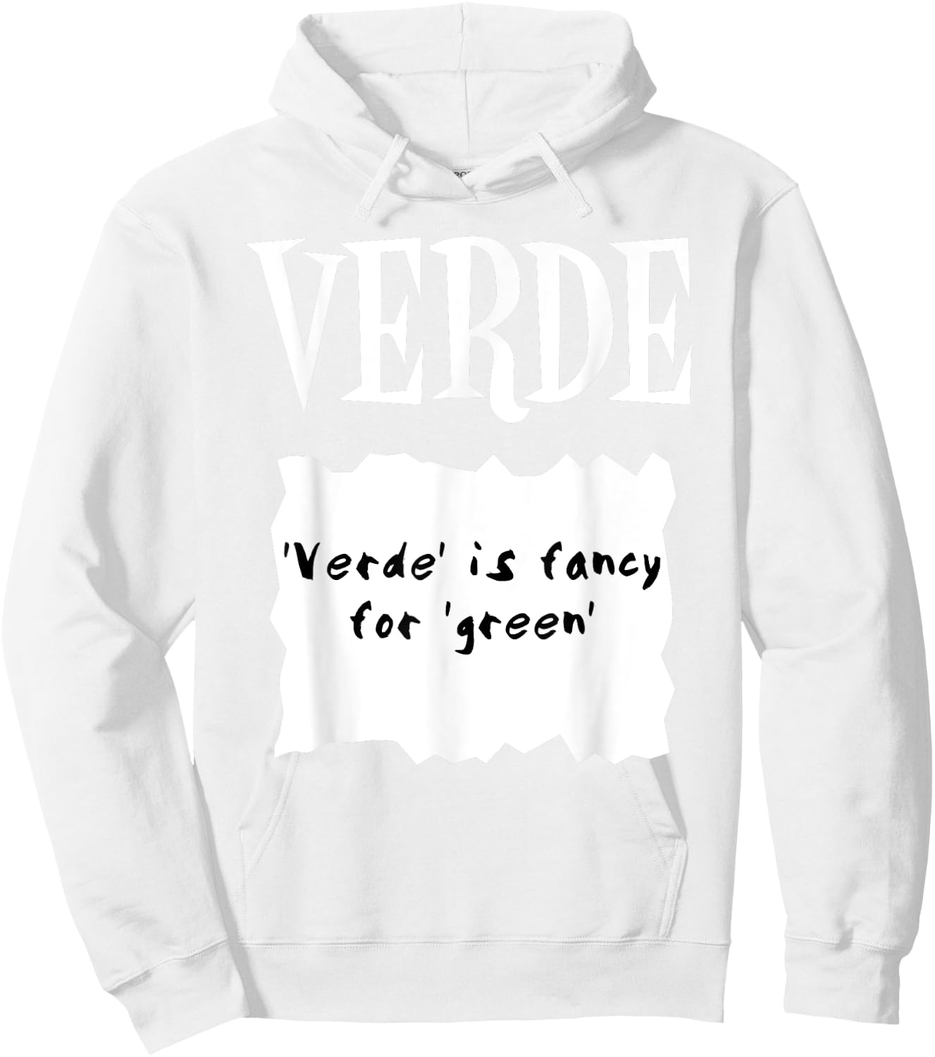 HOT SAUCES Group Halloween Costumes VERDE TACO SAUCE shirt Hoodie - Hoodie | White