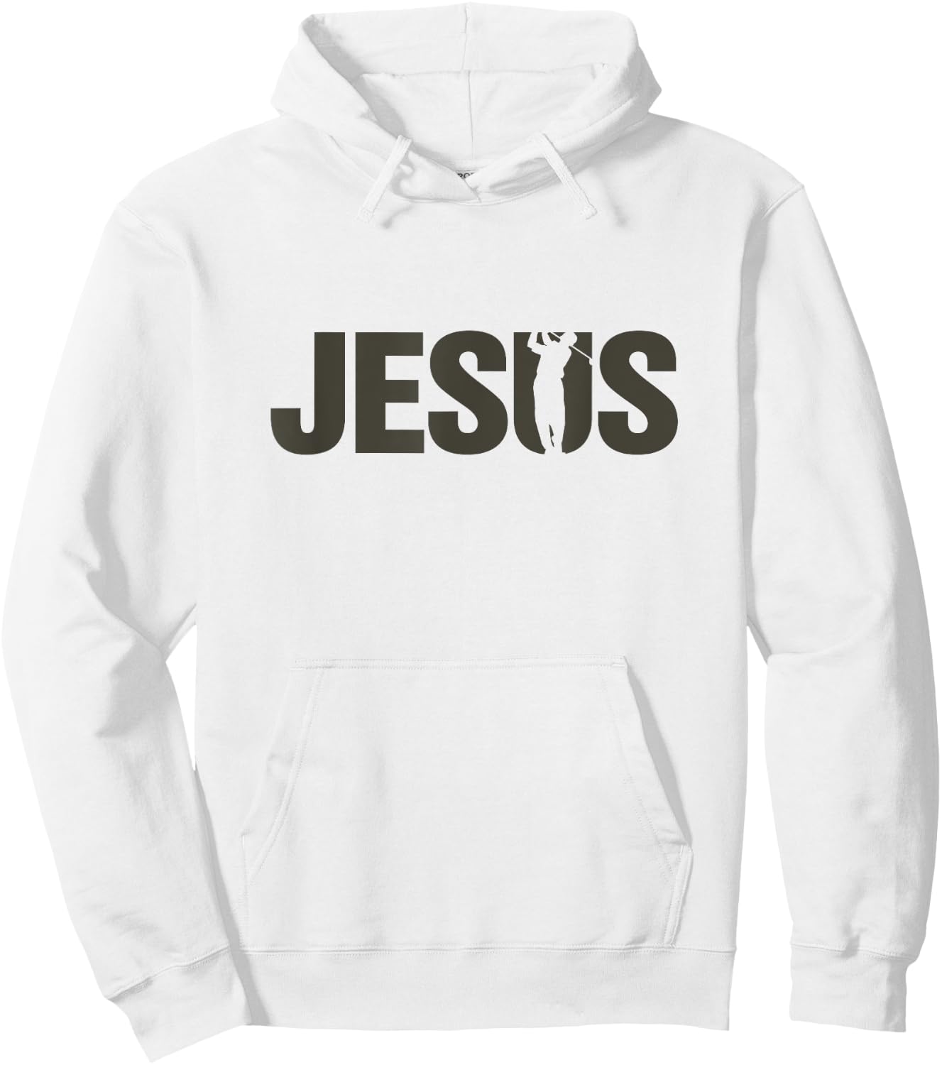 Jesus Christian Golf, Cool Spiritual Golfer Design Hoodie - Hoodie | White