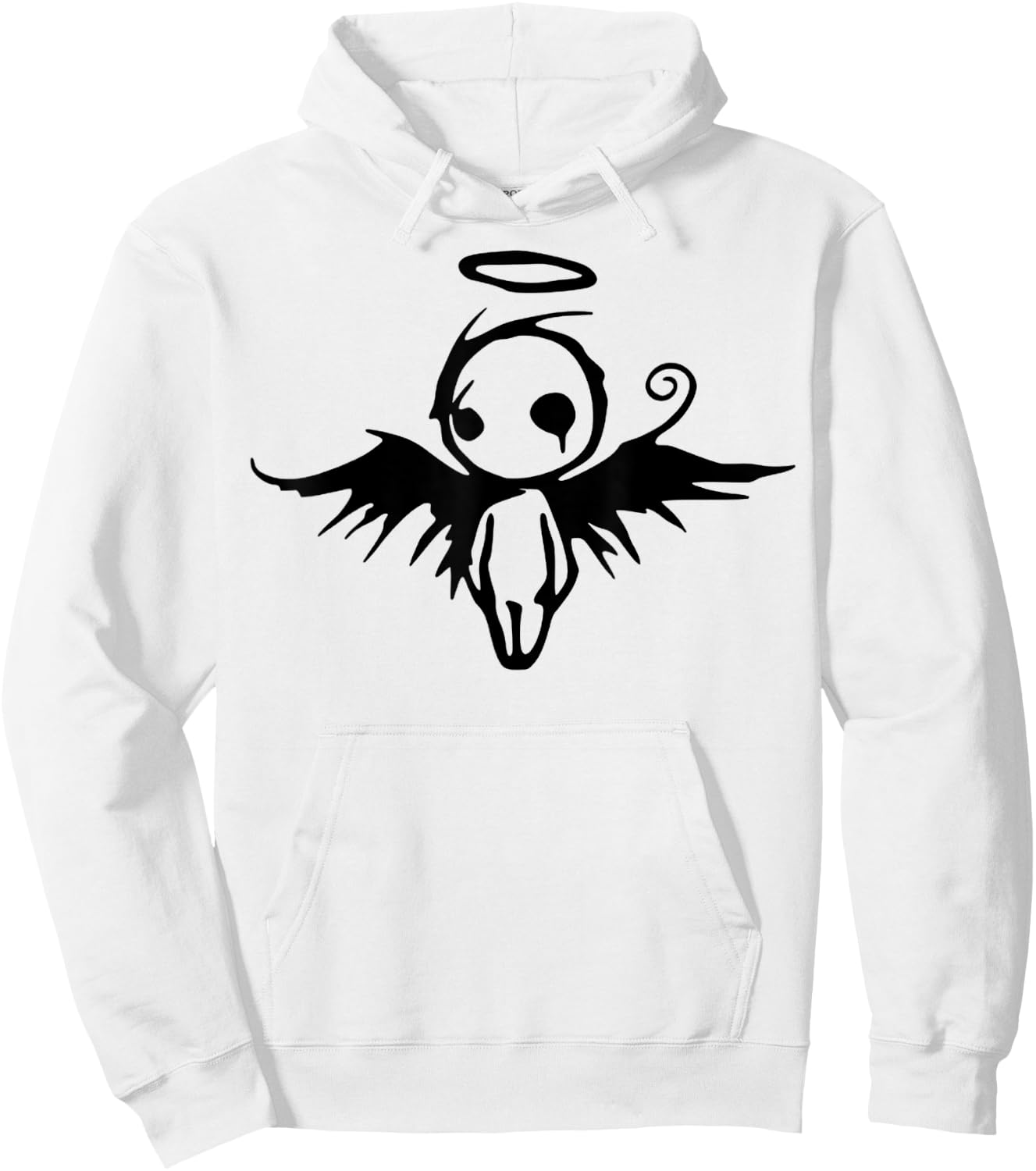 Cute Angel Vintage Couple Matching Halloween Party Costume Hoodie - Hoodie | White