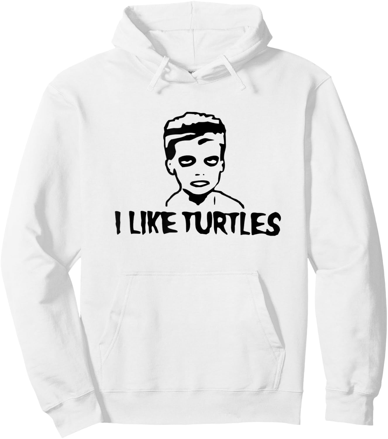 I Like Turtles Johnathan The Zombie Hoodie - Hoodie | White