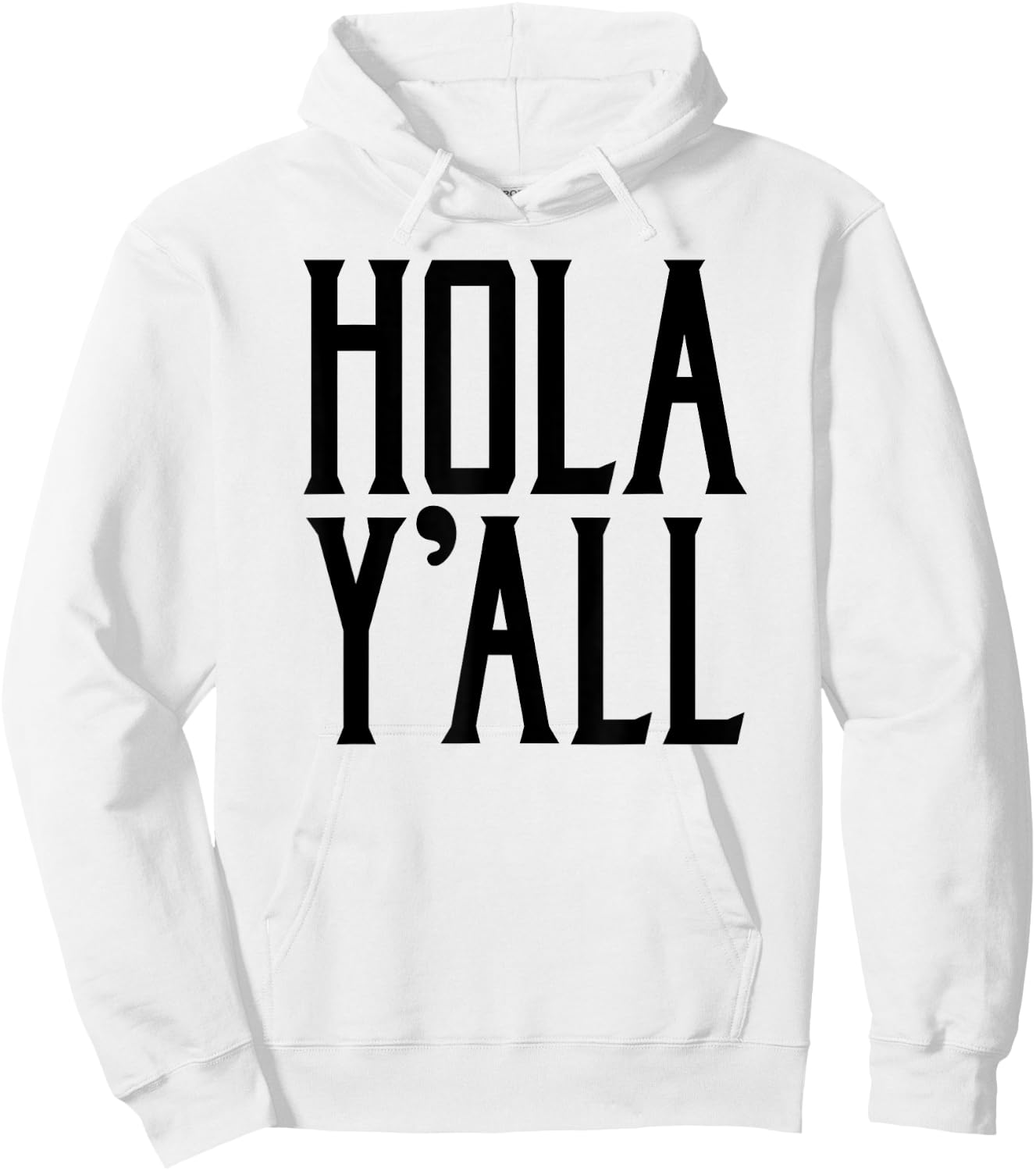 Hola Y'all Hoodie - Hoodie | White