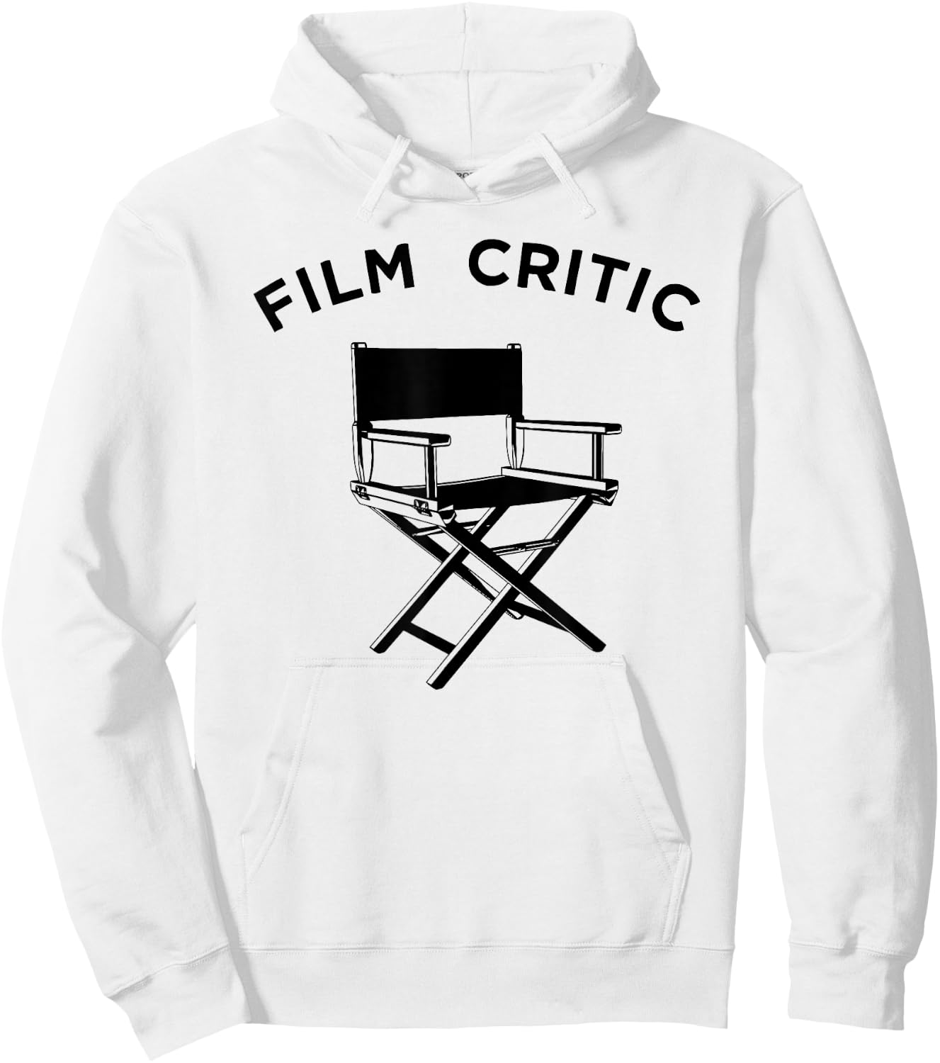 Fun Movie Critic , Cinema Film Reviewer Apparel Hoodie - Hoodie | White